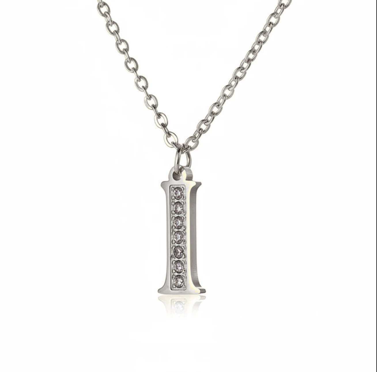 Initial Glow Halskette | Zirkonia