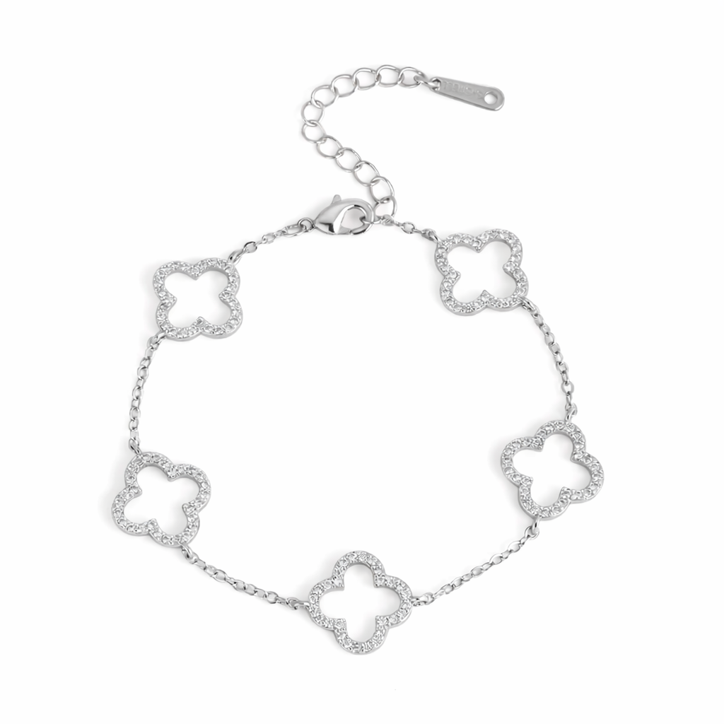Golden Clover Armband am Handgelenk Damen