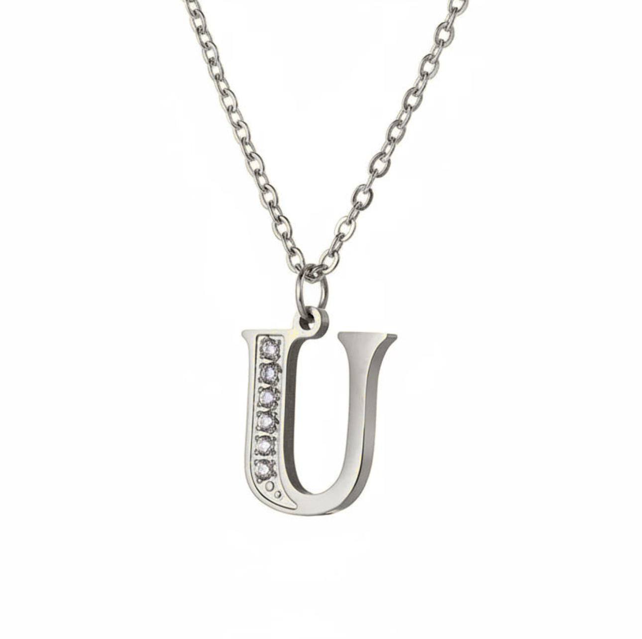 Initial Glow Halskette | Zirkonia