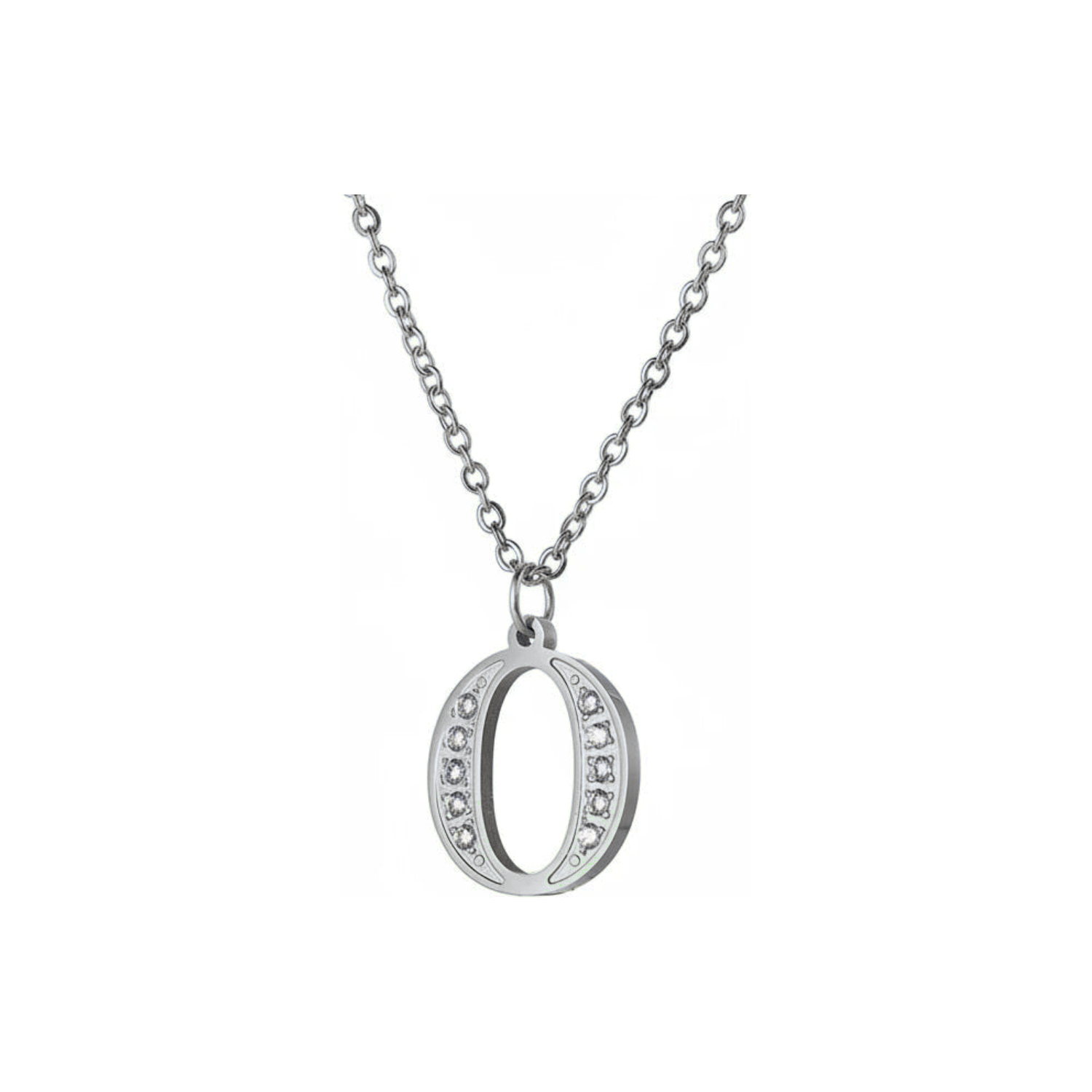 Initial Glow Halskette | Zirkonia