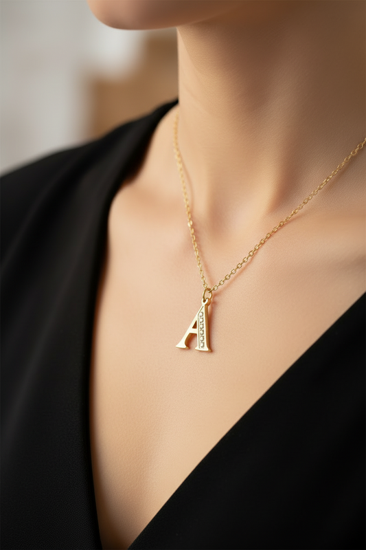 Initial Glow Halskette | Zirkonia