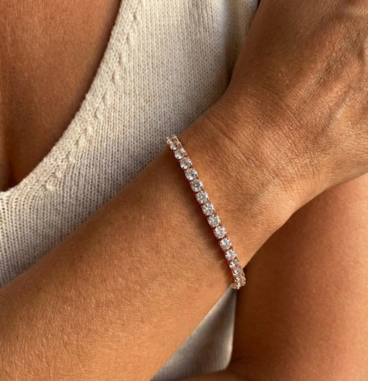 GlowTennis Armband | Zirkonia