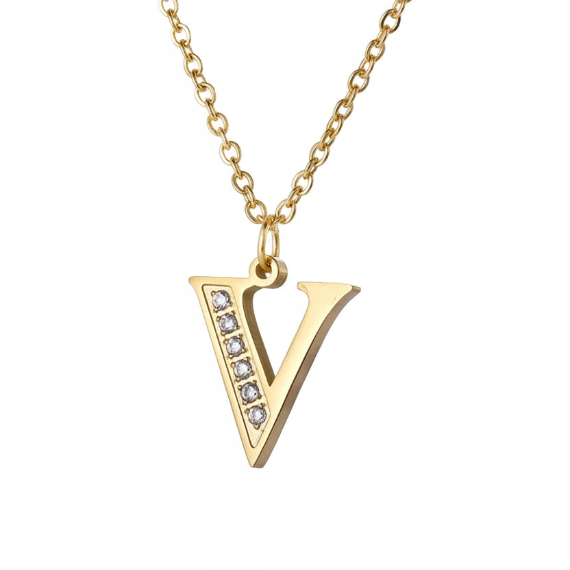 Initial Glow Halskette | Zirkonia