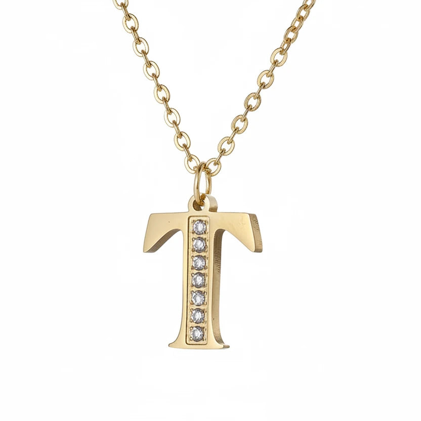 Initial Glow Halskette | Zirkonia