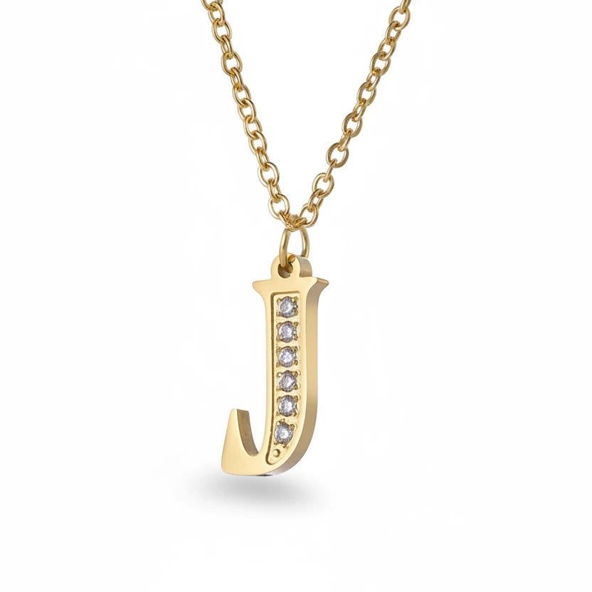 Initial Glow Halskette | Zirkonia