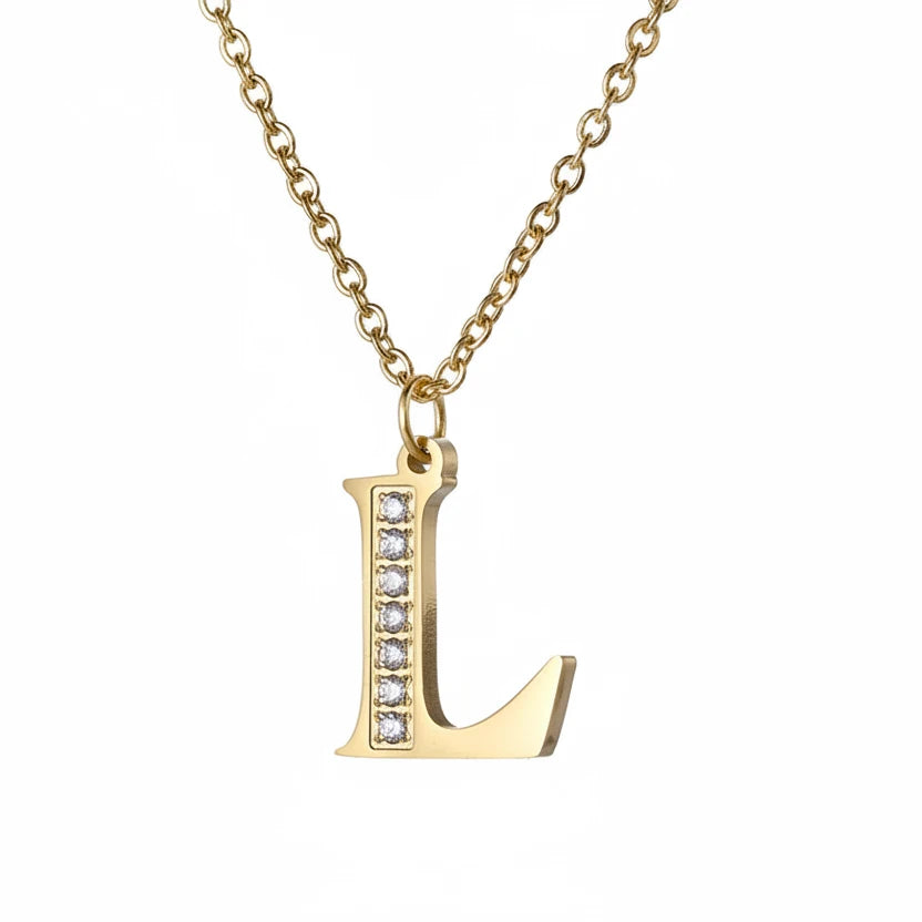 Initial Glow Halskette | Zirkonia