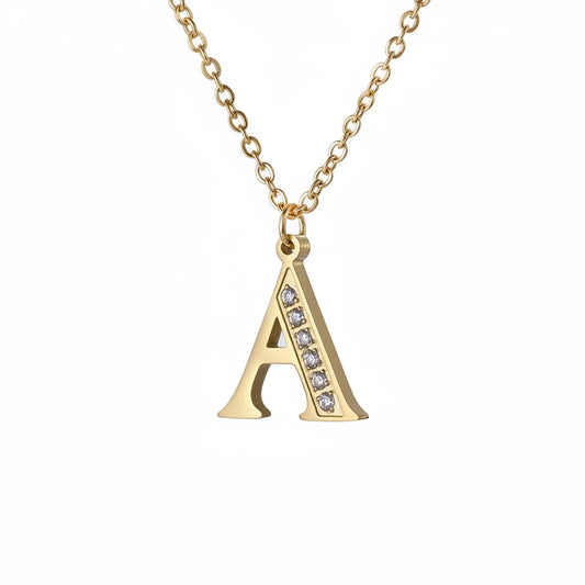 Initial Glow Halskette | Zirkonia