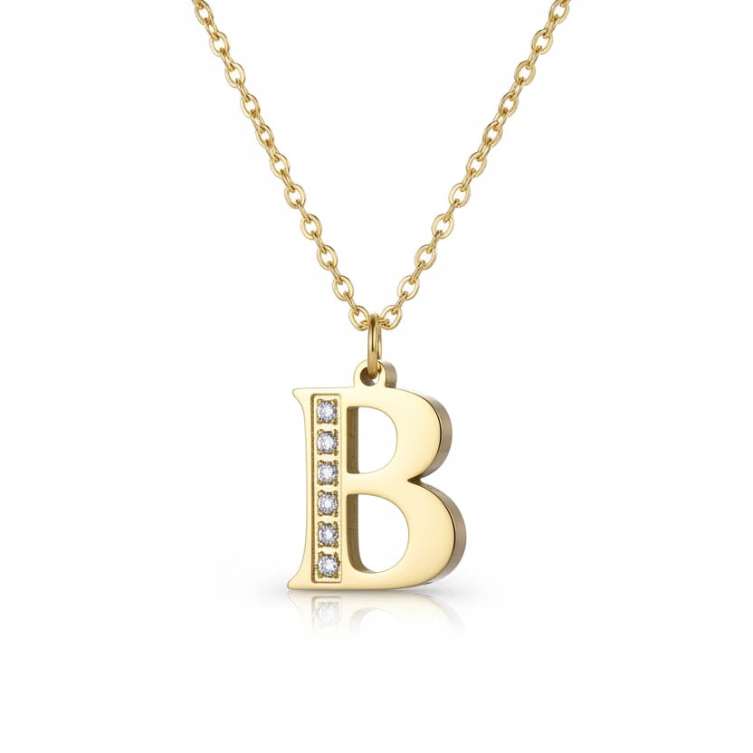 Initial Glow Halskette | Zirkonia