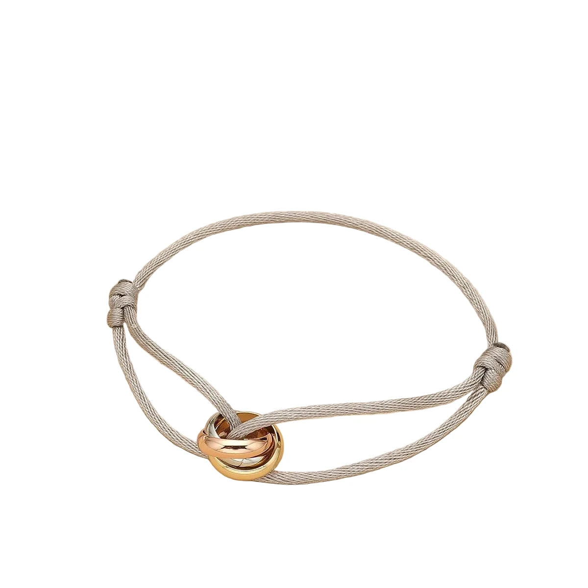 Knotenarmband rot Textil Detail MAIN LUXURY