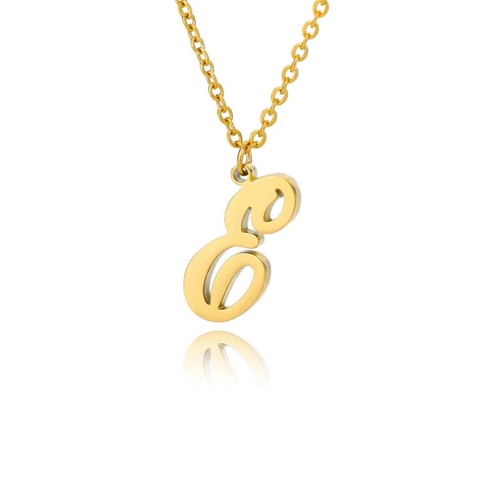 Signature Initial Halskette | Gold