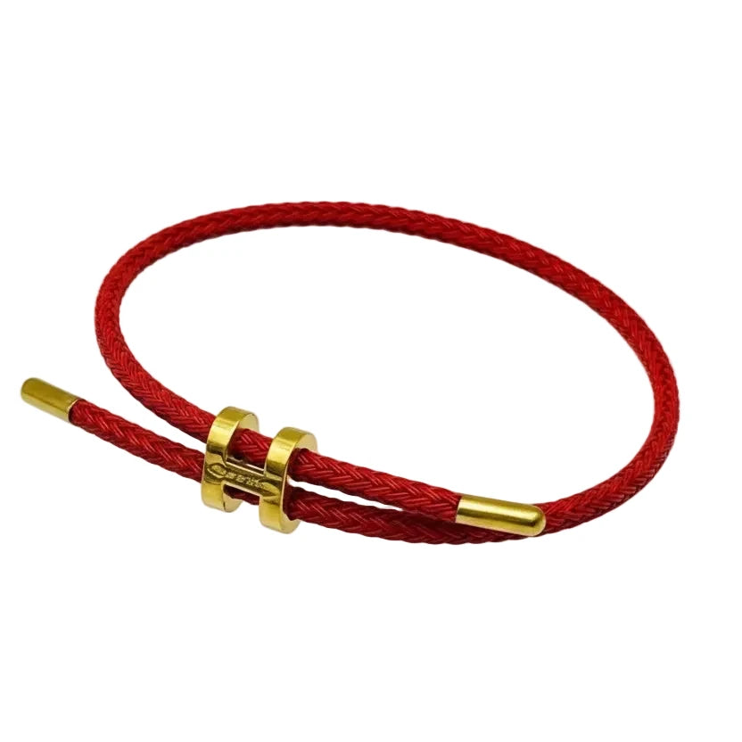 Cord H Bracelet | Titanstahl