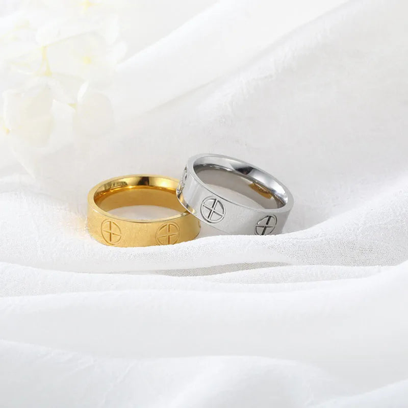 Kreuz Ring Gold Silber Rosegold Varianten Übersicht
