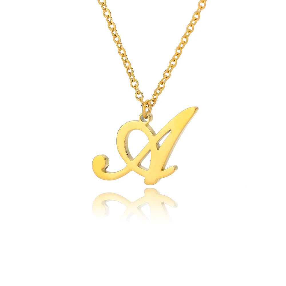 Signature Initial Halskette | Gold