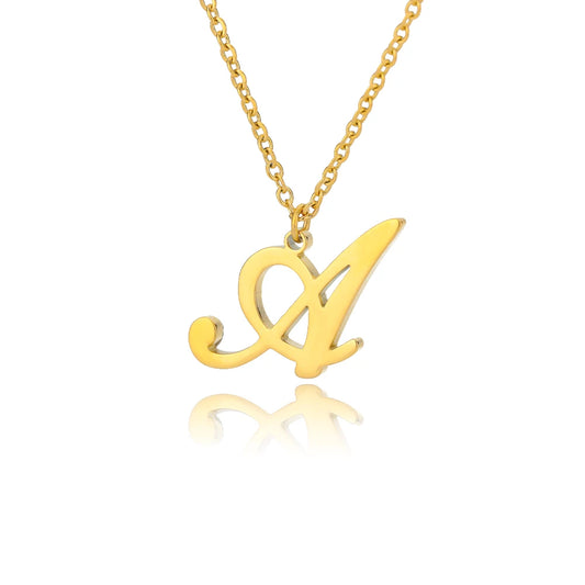 Signature Initial Halskette | Gold