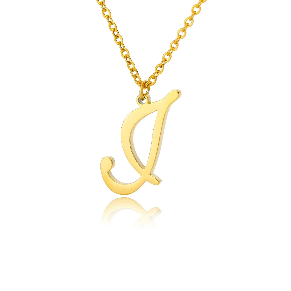 Signature Initial Halskette | Gold