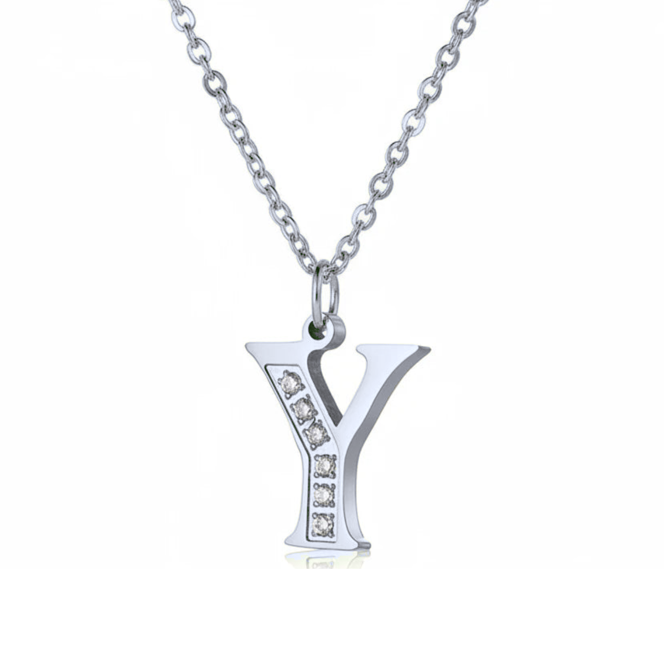 Initial Glow Halskette | Zirkonia