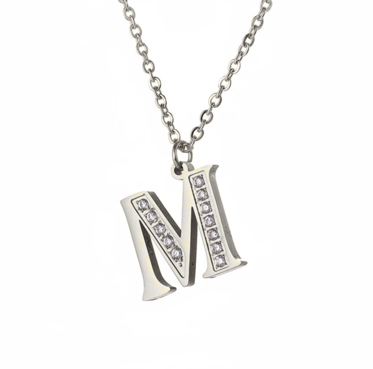 Initial Glow Halskette | Zirkonia