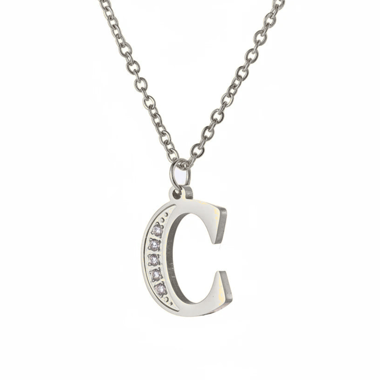 Initial Glow Halskette | Zirkonia