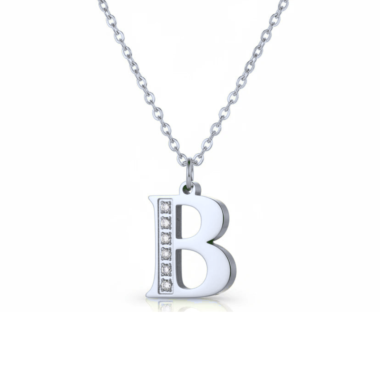 Initial Glow Halskette | Zirkonia